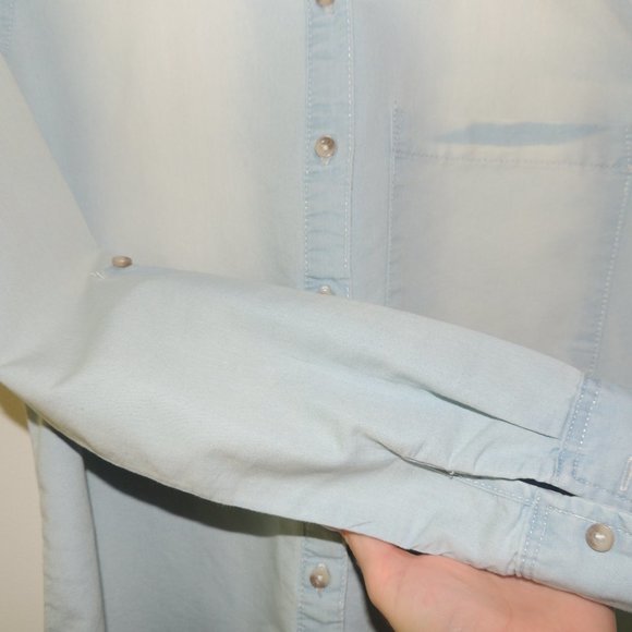Divided Jean Button-Up - Picture 3 of 4